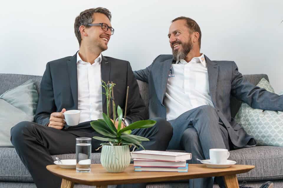 Freuen sich über die Auszeichnung als ‚Top-Arbeitgeber Mittelstand 2018‘: viterma-Geschäftsführer Marco und Herbert Fitz.